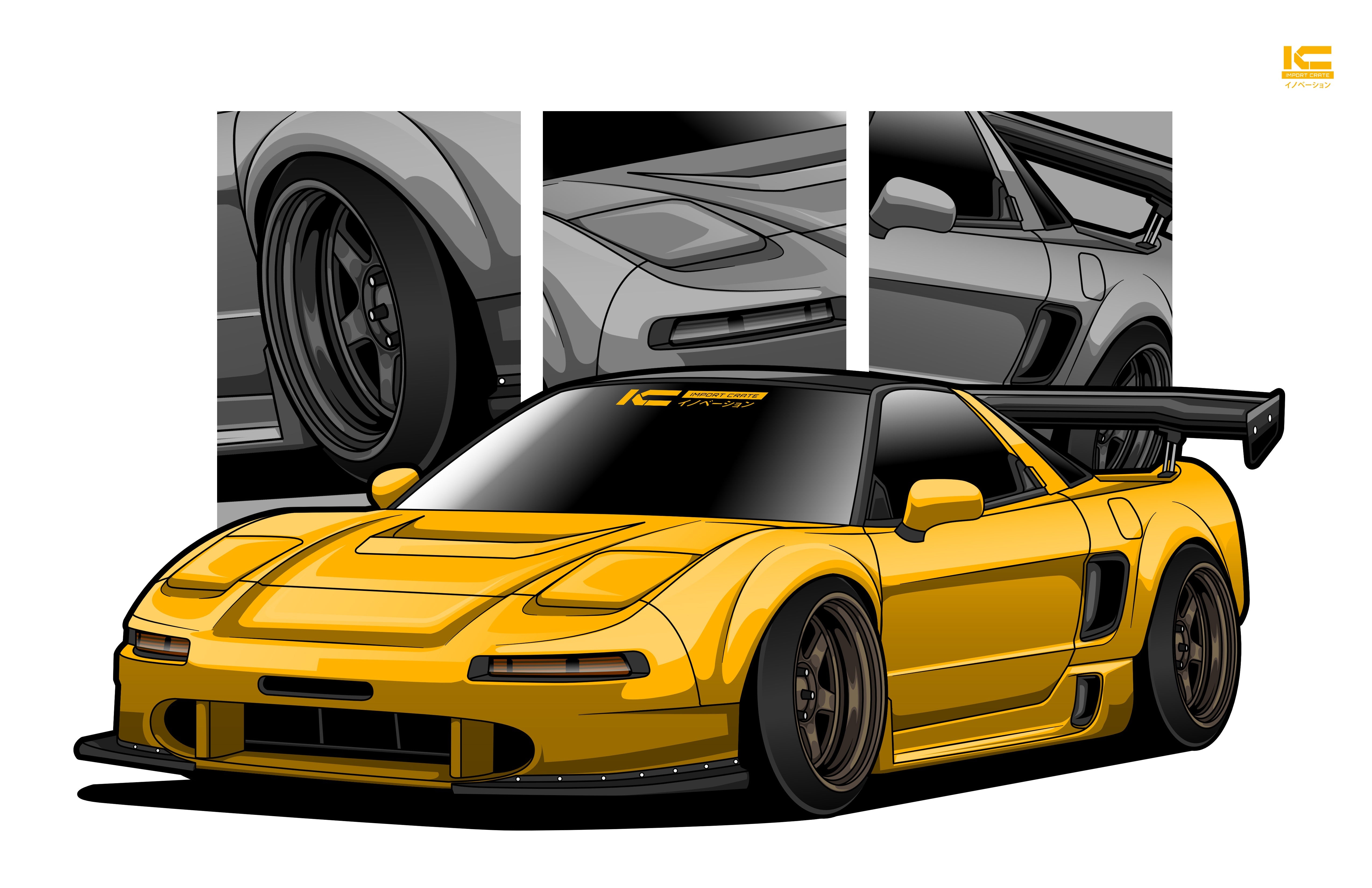 Honda NSX Posters, Apparel & Car Culture Merch – Import Crate