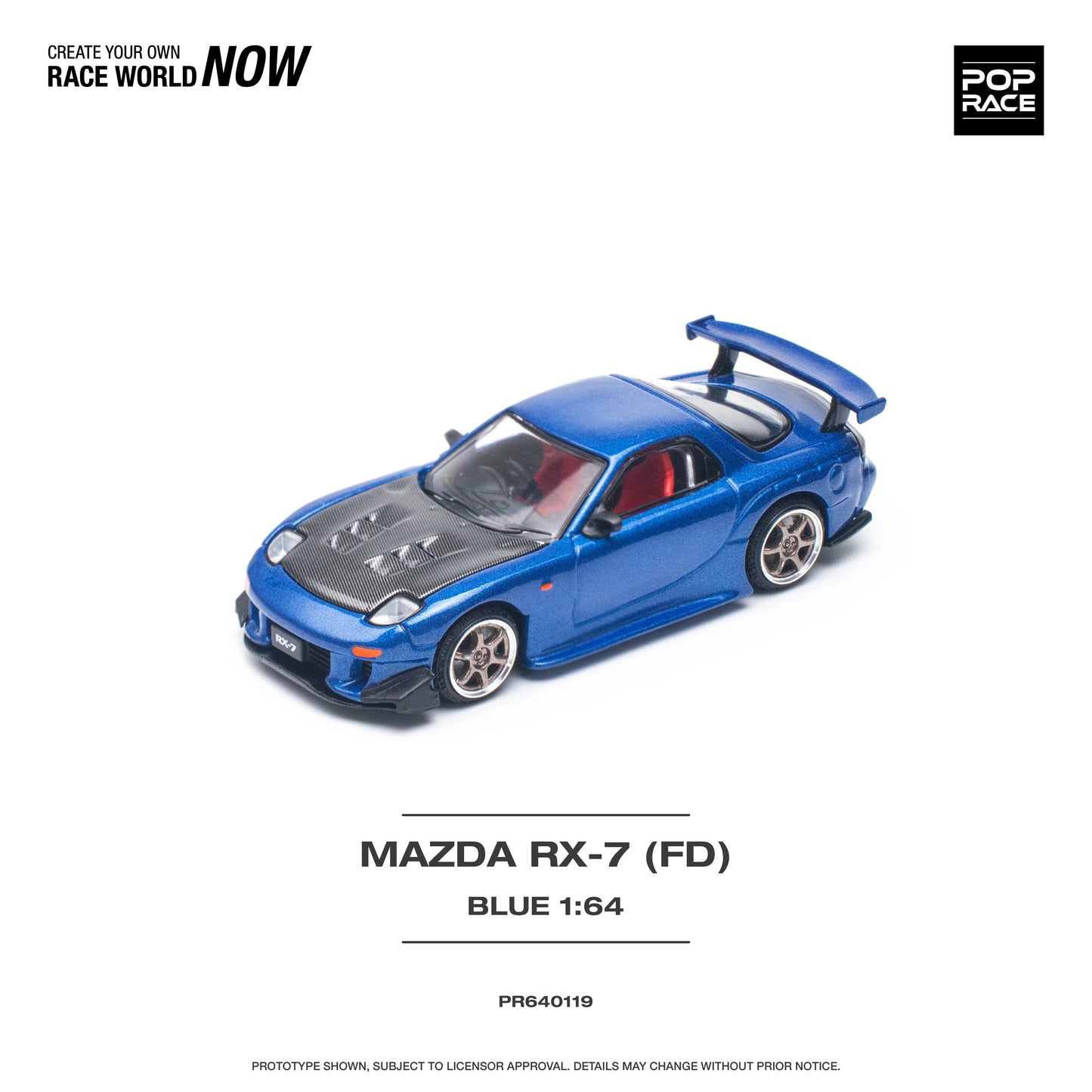 Mazda RX-7 FD3-S Re-Amemiya Widebody Metallic Blue Pop Race