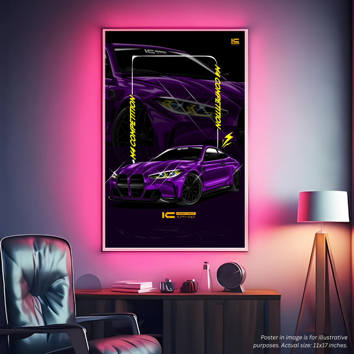M4 Competition Framed Art Poster - Ikigai Collective