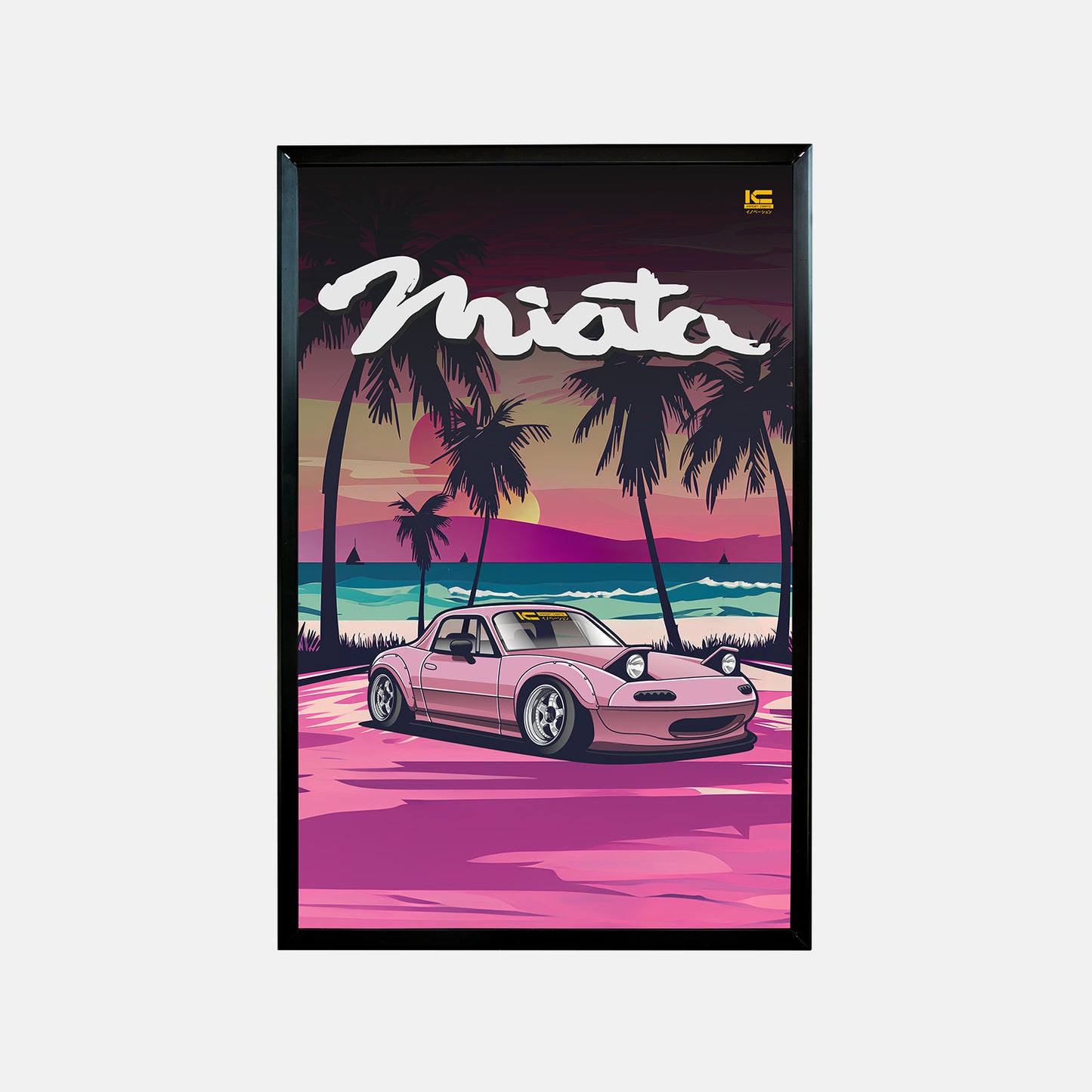 California Miata Framed Art Poster - Ikigai Collective
