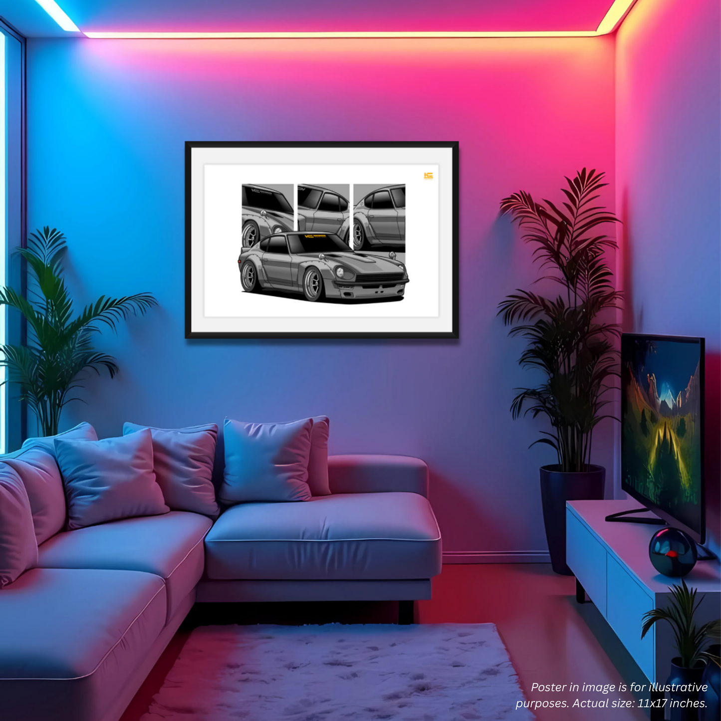 280z Street Racer Art Print - Kansei Street