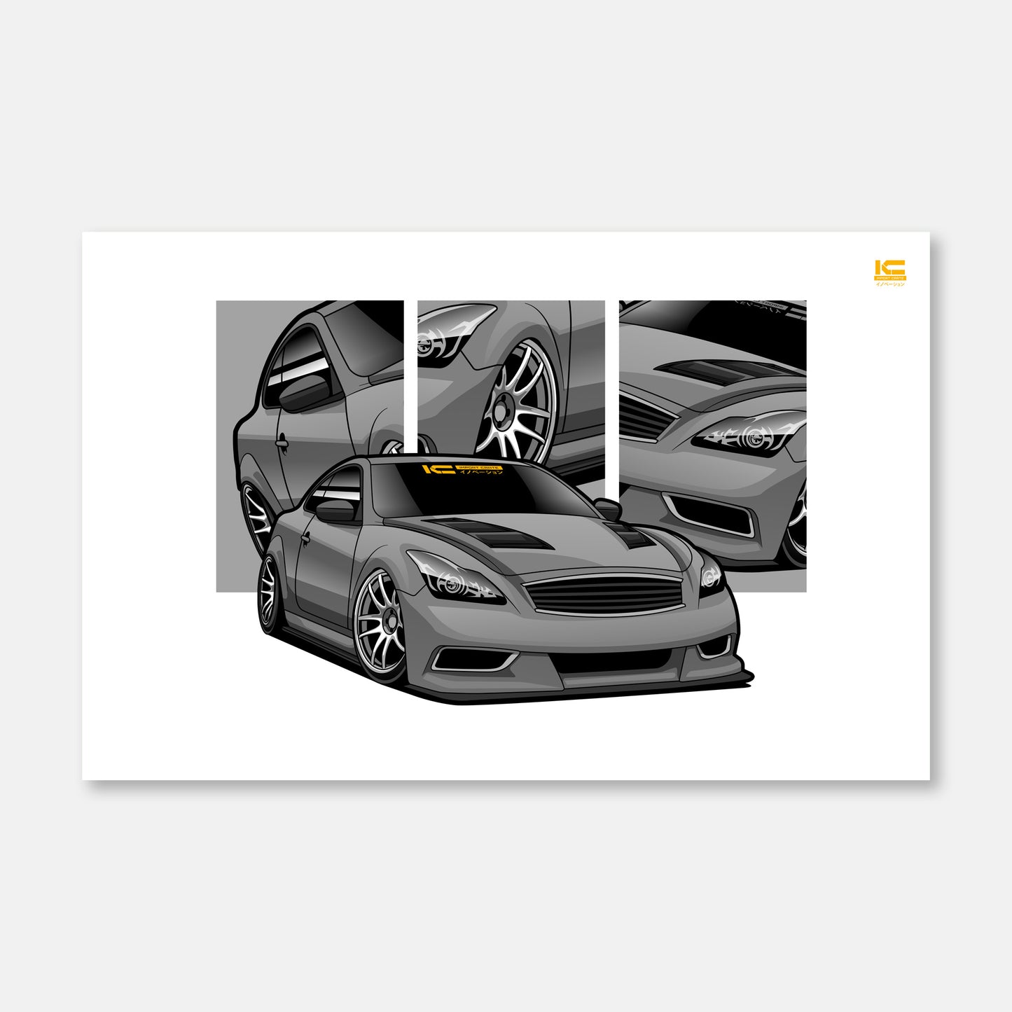 G37 Street Racer Poster - Kansei Street