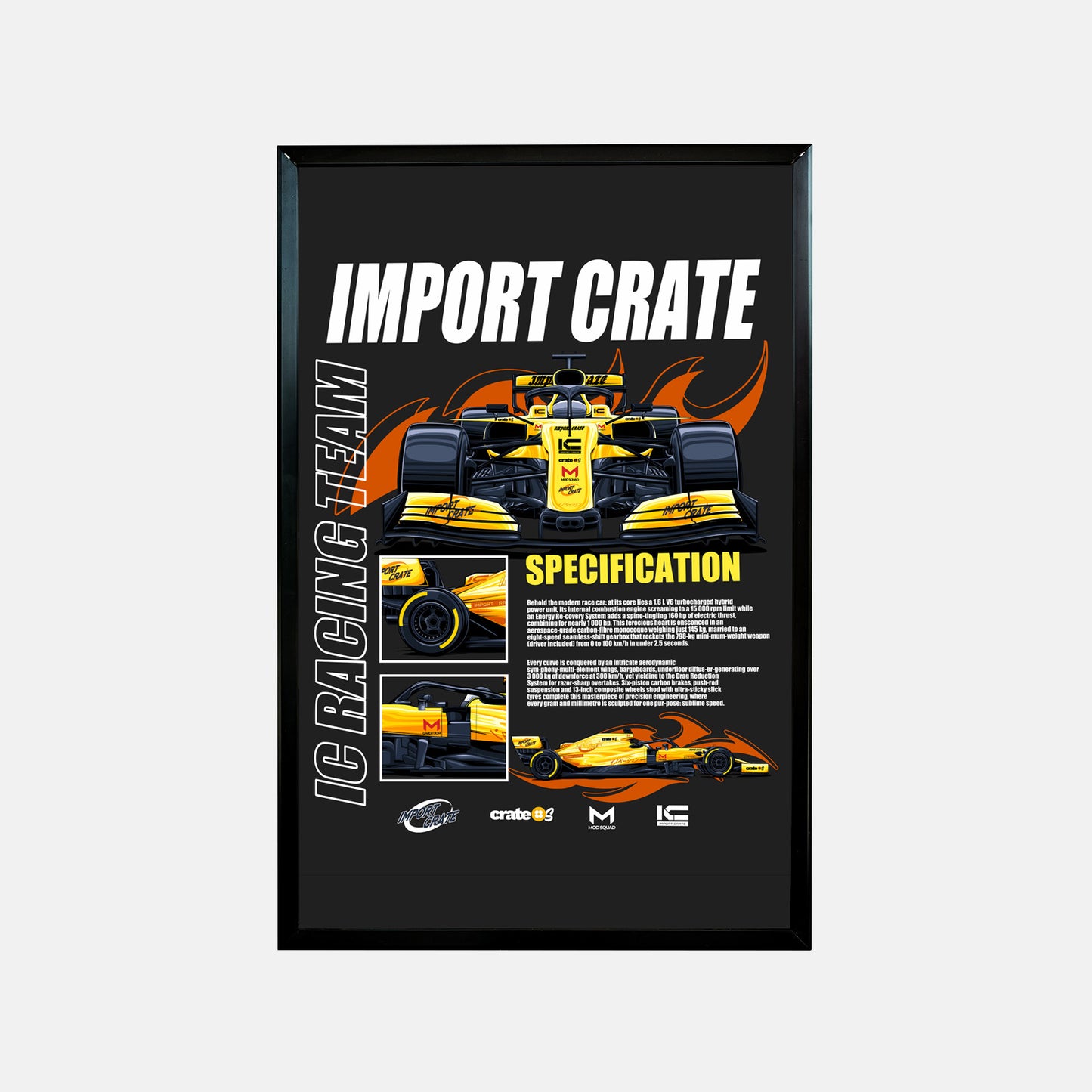 IC1 Racing Team Art Print - Ikigai Collective