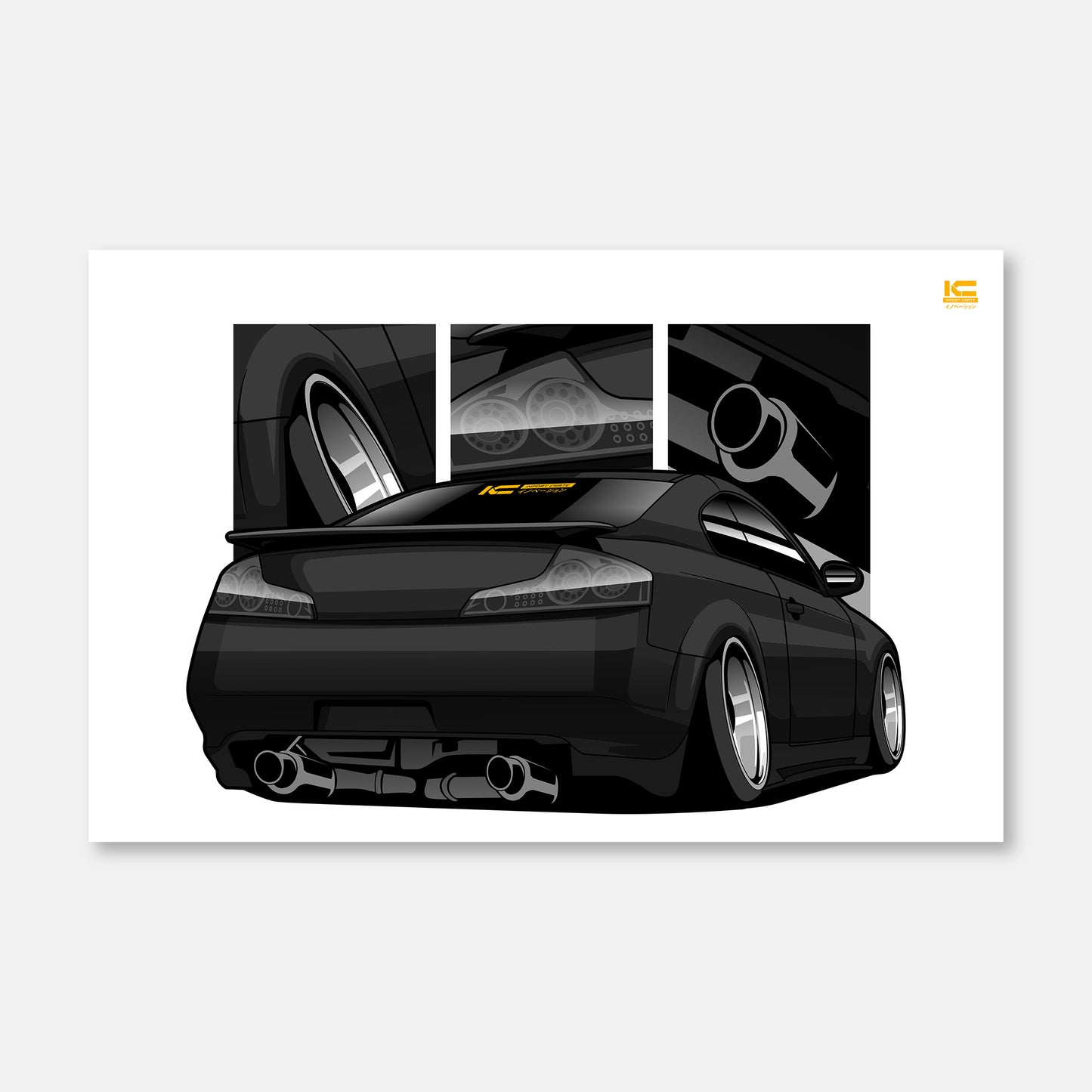 G35 Street Racer Poster - Kansei Street