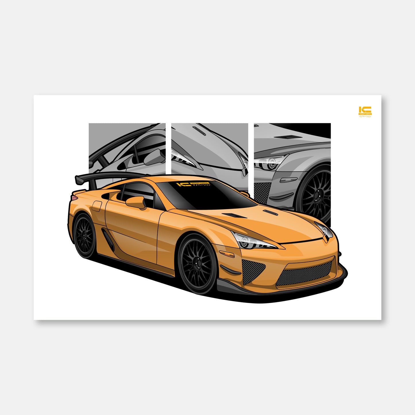 LFA Street Racer Poster - Kansei Street