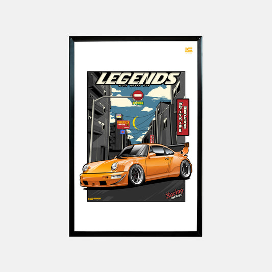 911 Legends Will Never Die Art Print - Ikigai Collective