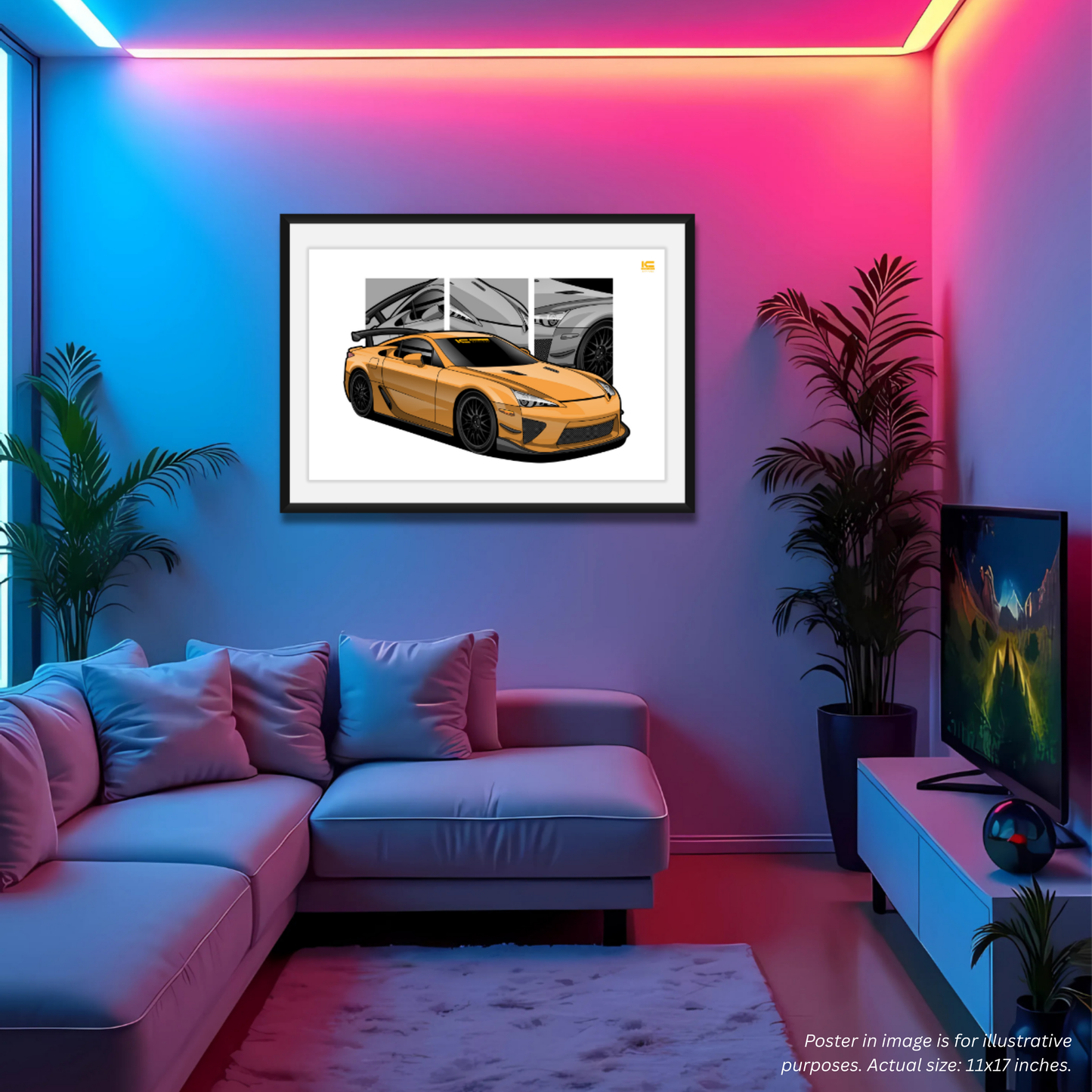 LFA Street Racer Poster - Kansei Street