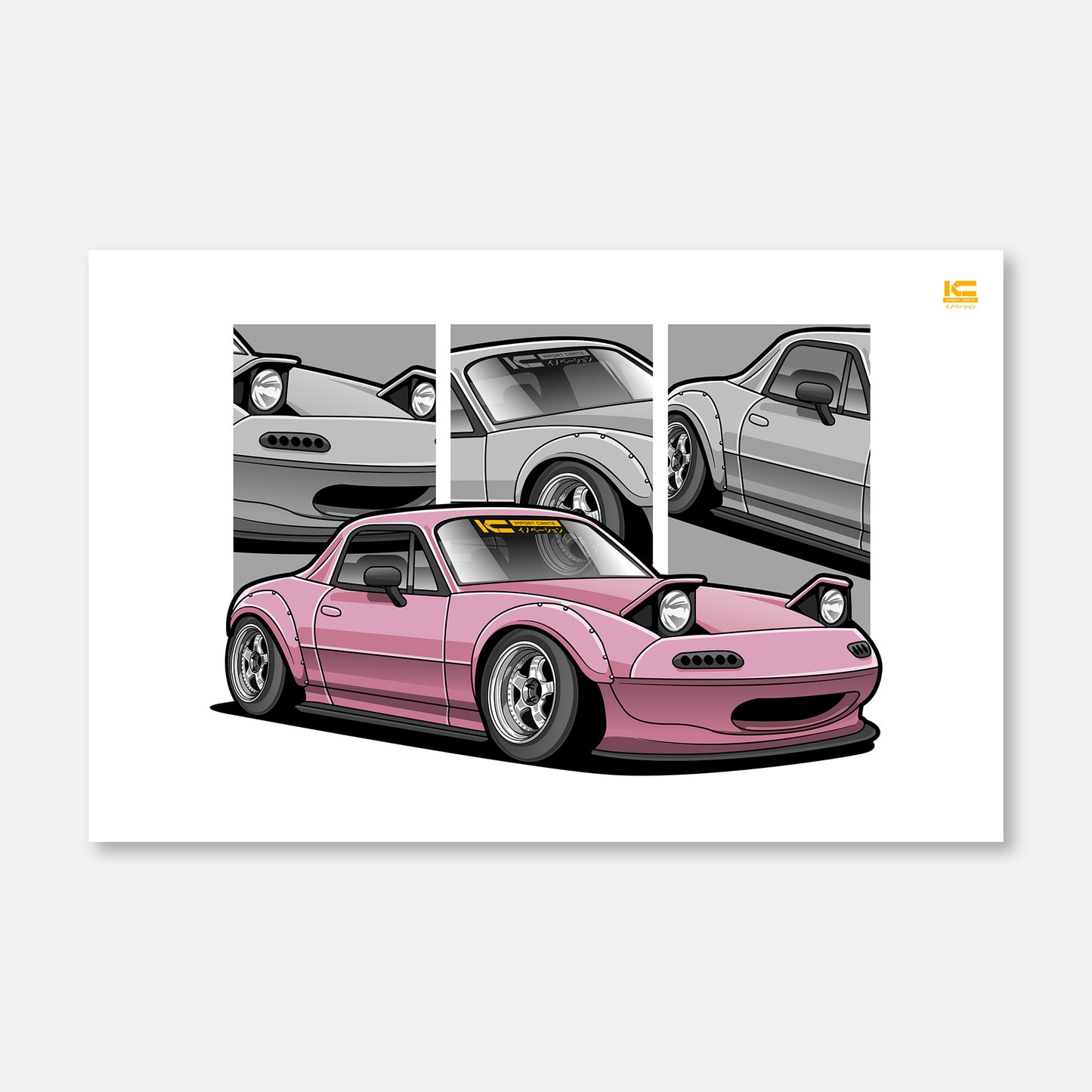 Miata Street Racer Poster - Kansei Street