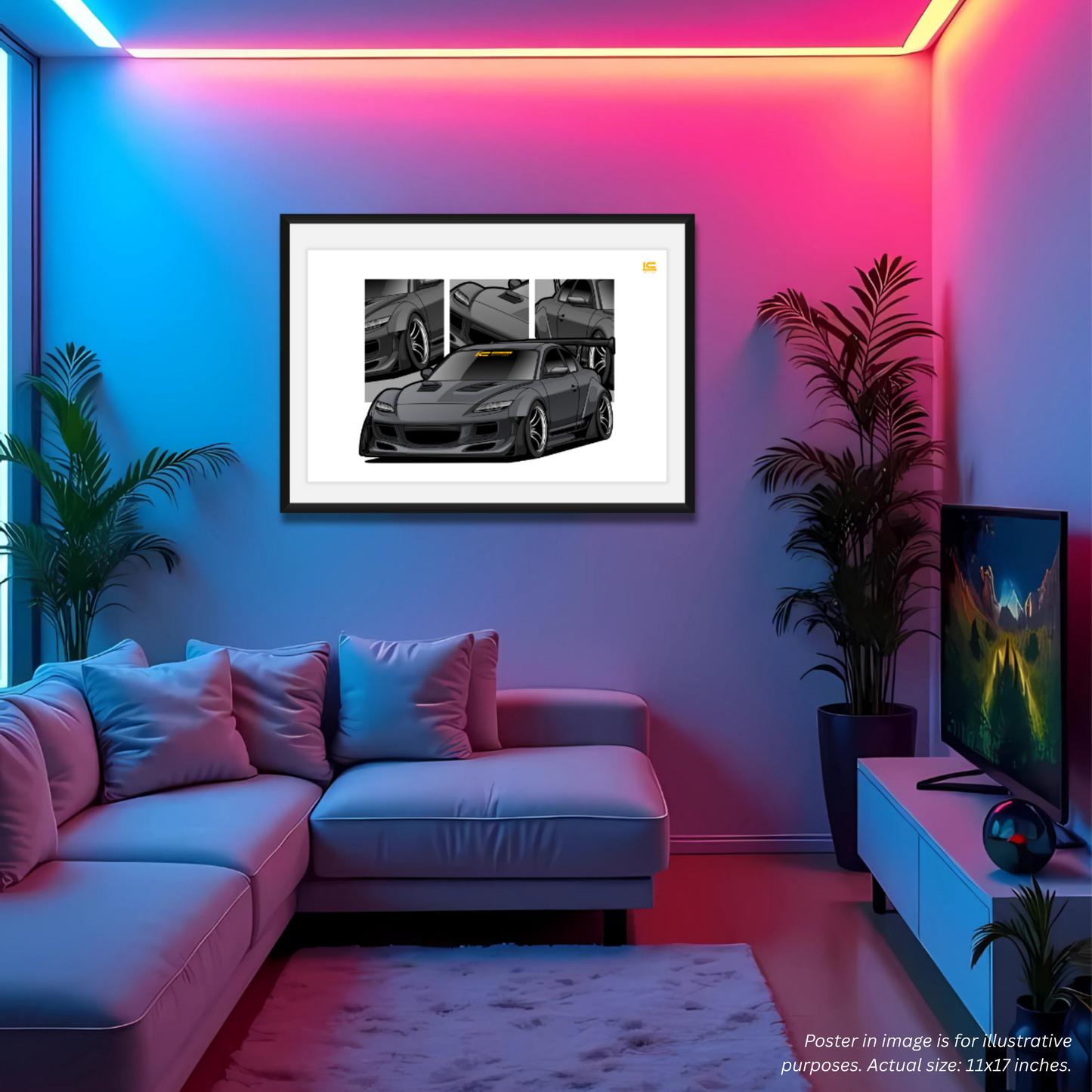 RX-8 Street Racer Poster - Kansei Street