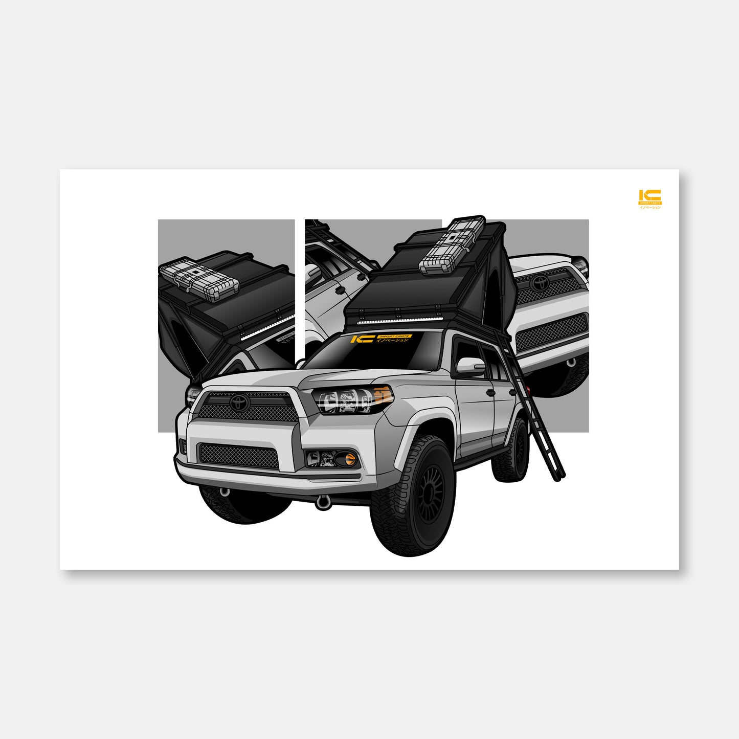 4Runner Off-Roading Poster - Kansei Street