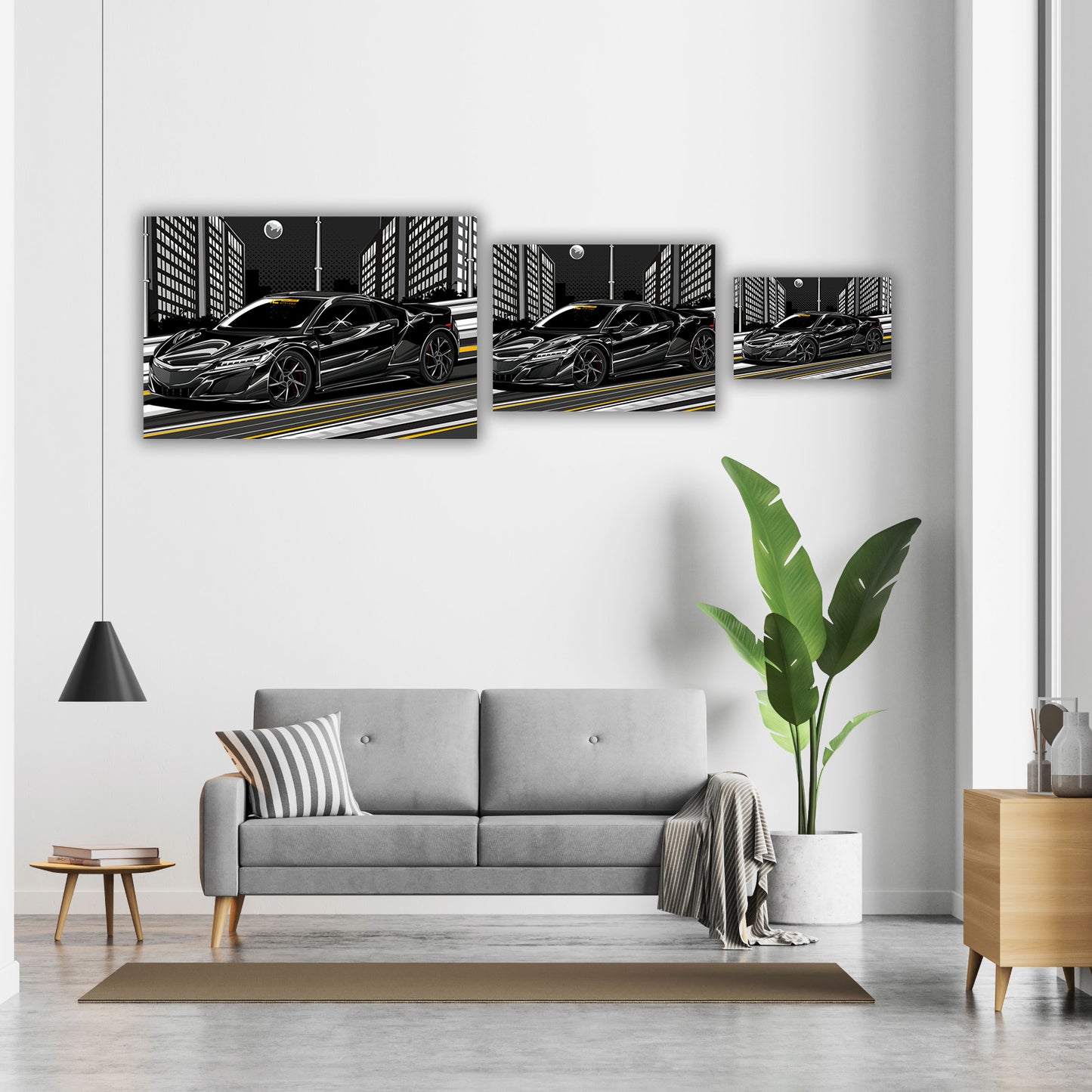 Honda NSX JDM Car Poster - Night Time | Ikigai Collective