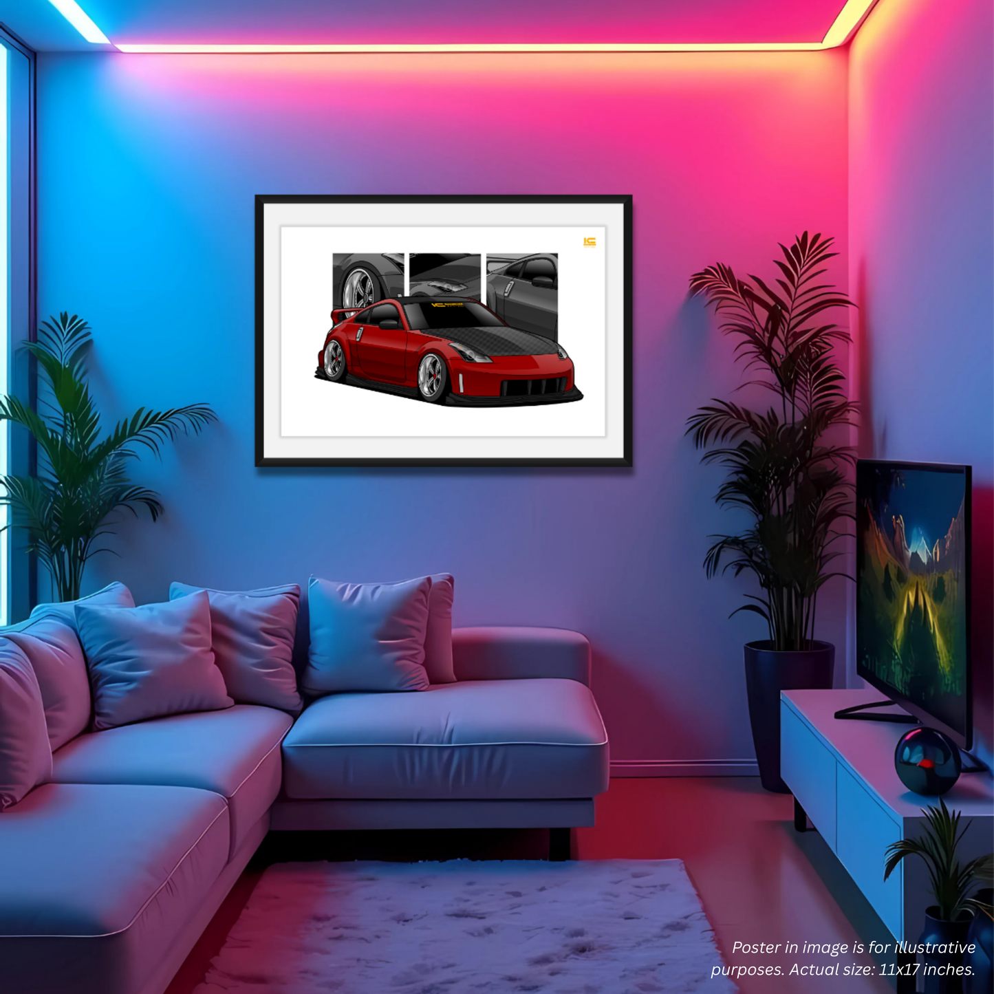 350z Street Racer Poster - Kansei Street