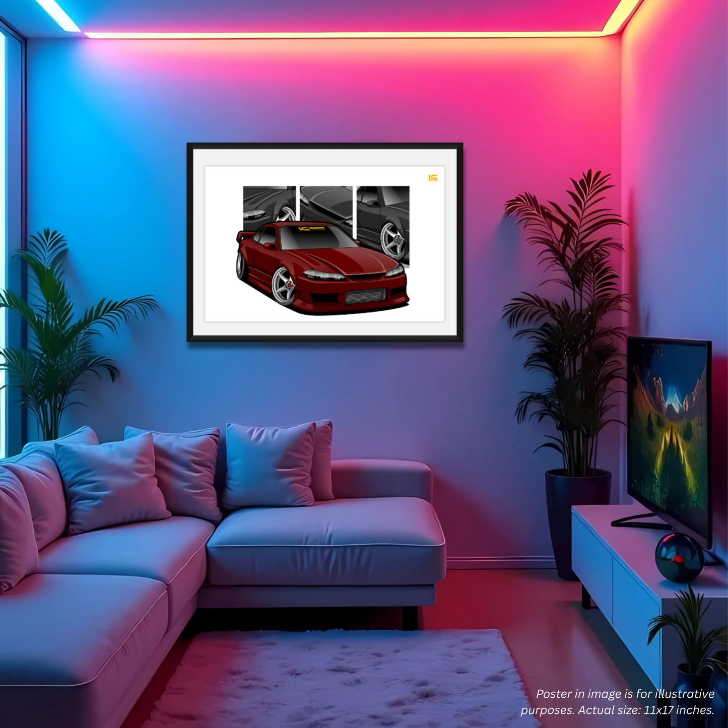 Silvia S15 Street Racer Poster - Kansei Street