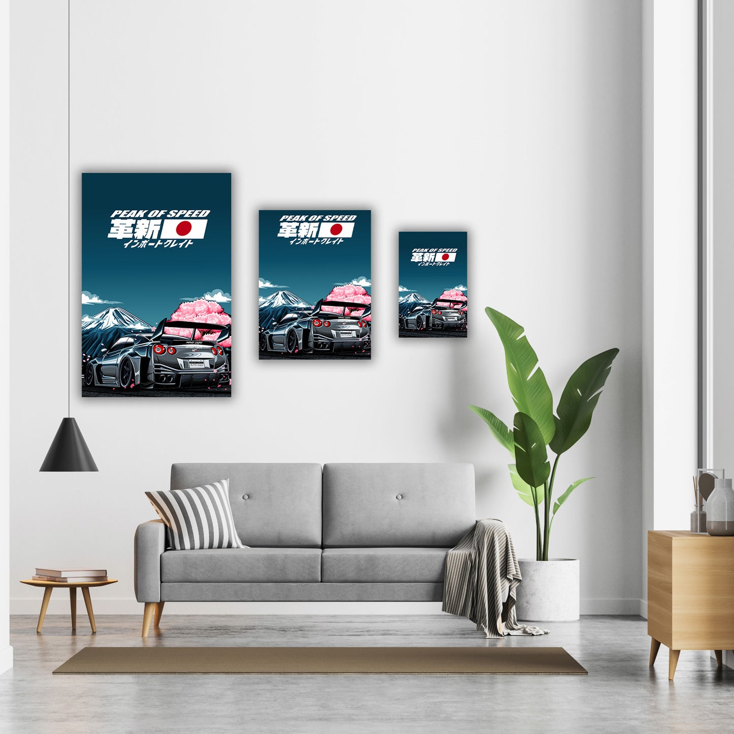 Nissan GT-R R35 JDM Car Poster - Peak Of Speed | Ikigai Collective
