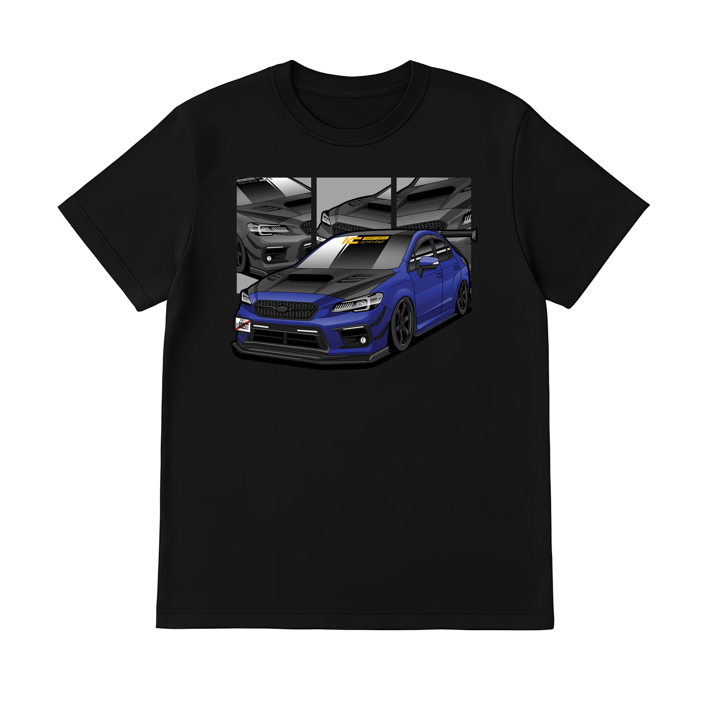 Subaru WRX STI (World Rally Blue) JDM Car Shirt | Kansei Street