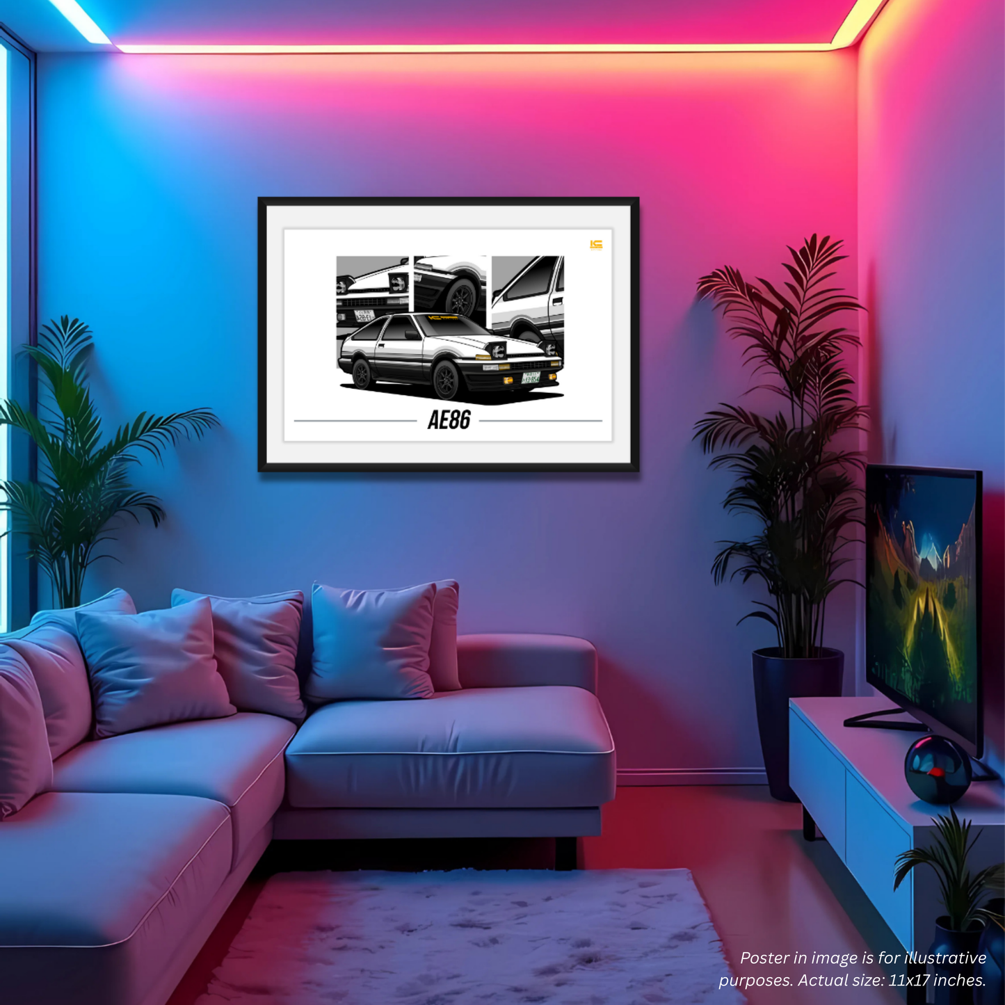 AE86 Street Racer Poster - Kansei Street