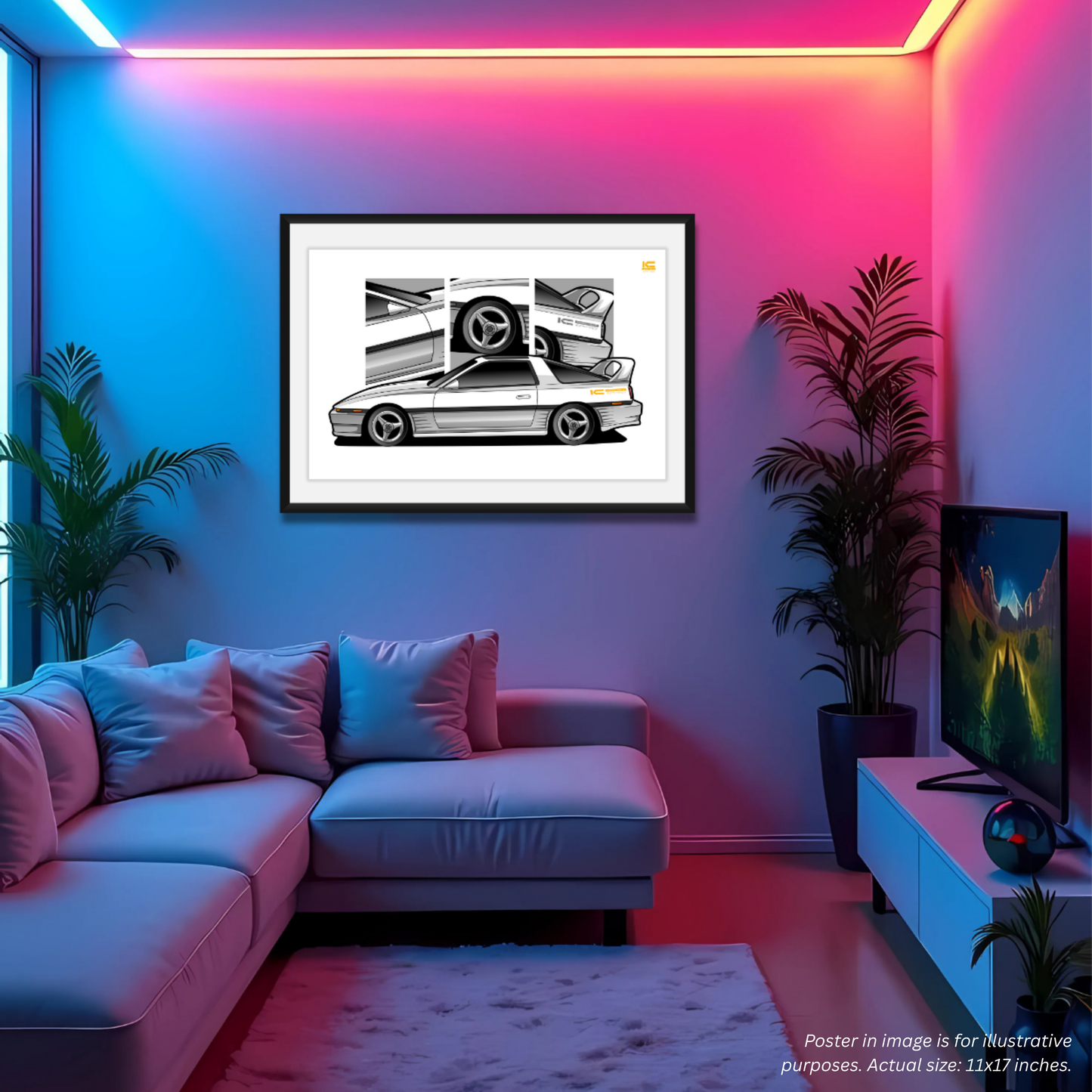 Supra MK3 Street Racer Poster - Kansei Street