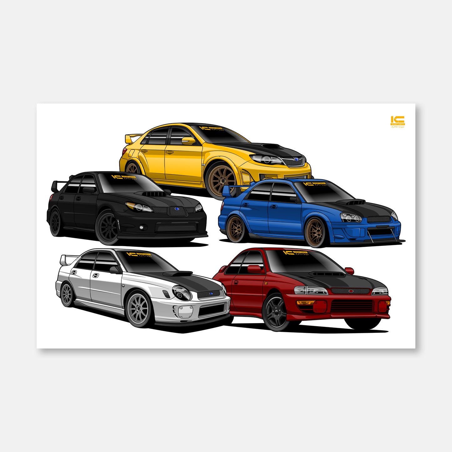 WRX Eye Generations Street Racer Poster - Kansei Street