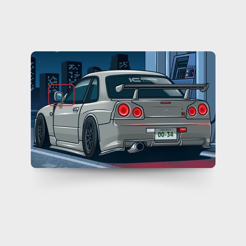 GT-R Refuel Zone - IC Card Skin