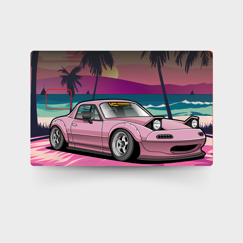 California Miata Card Wrap