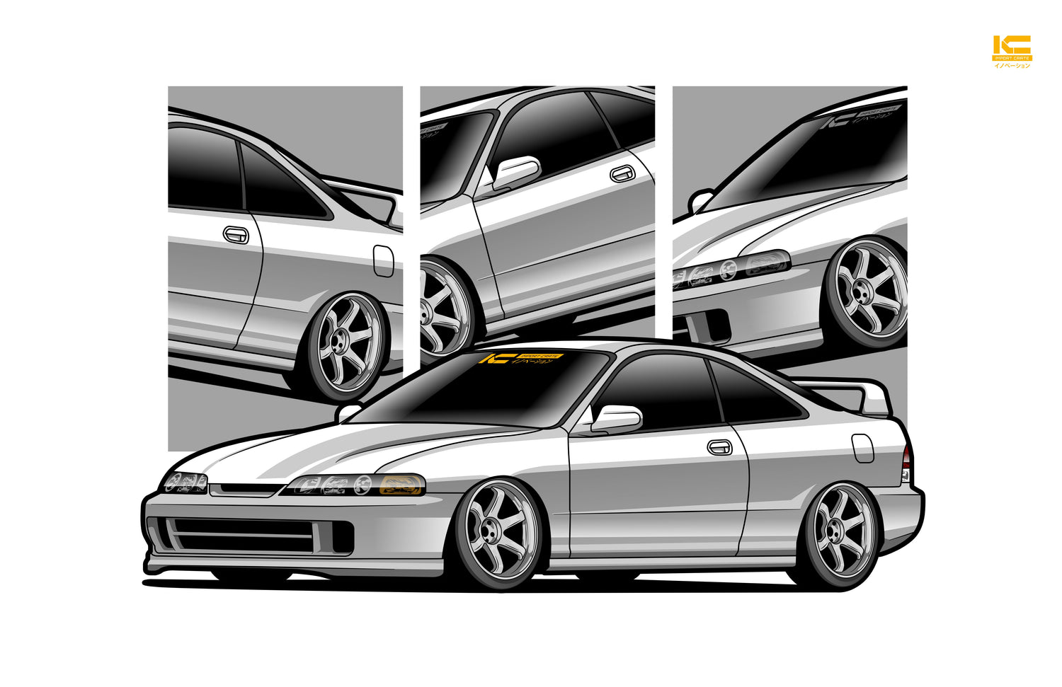 Acura Integra Posters, Apparel & Car Culture Merch