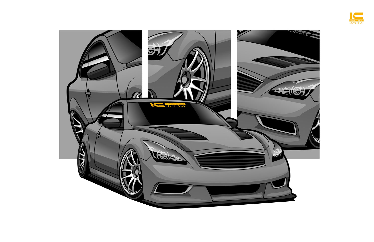 Infiniti G Series Posters, Apparel & Car Culture Merch