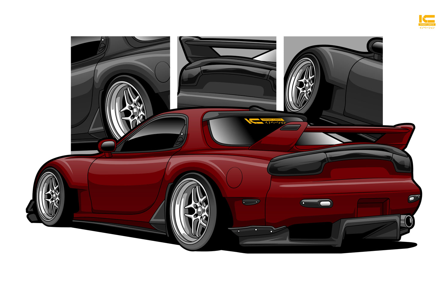 Mazda RX7 Posters, Apparel & Car Culture Merch