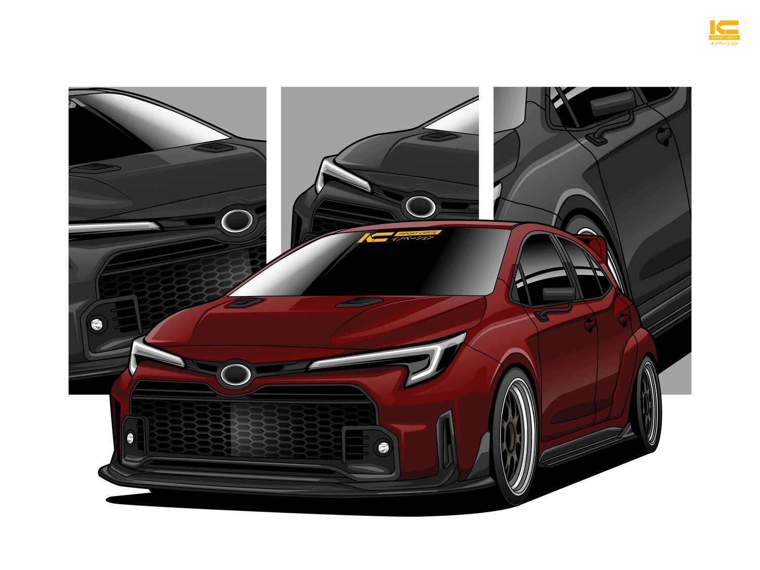 Toyota GR Corolla Posters, Apparel & Car Culture Merch