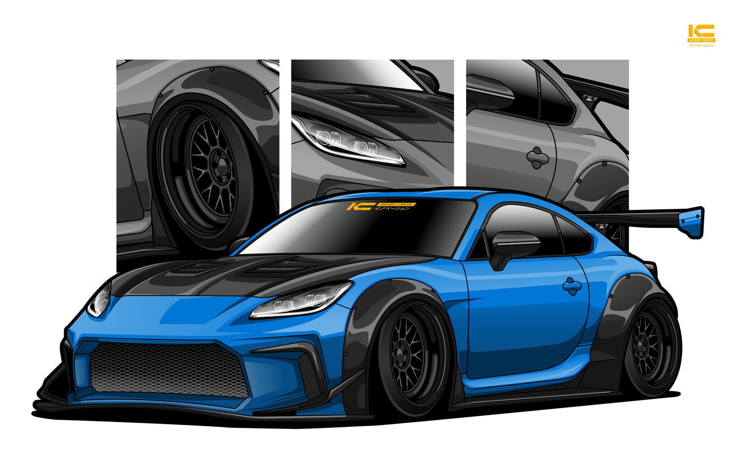 Toyota GR86 & Subaru BRZ Posters, Apparel & Car Culture Merch