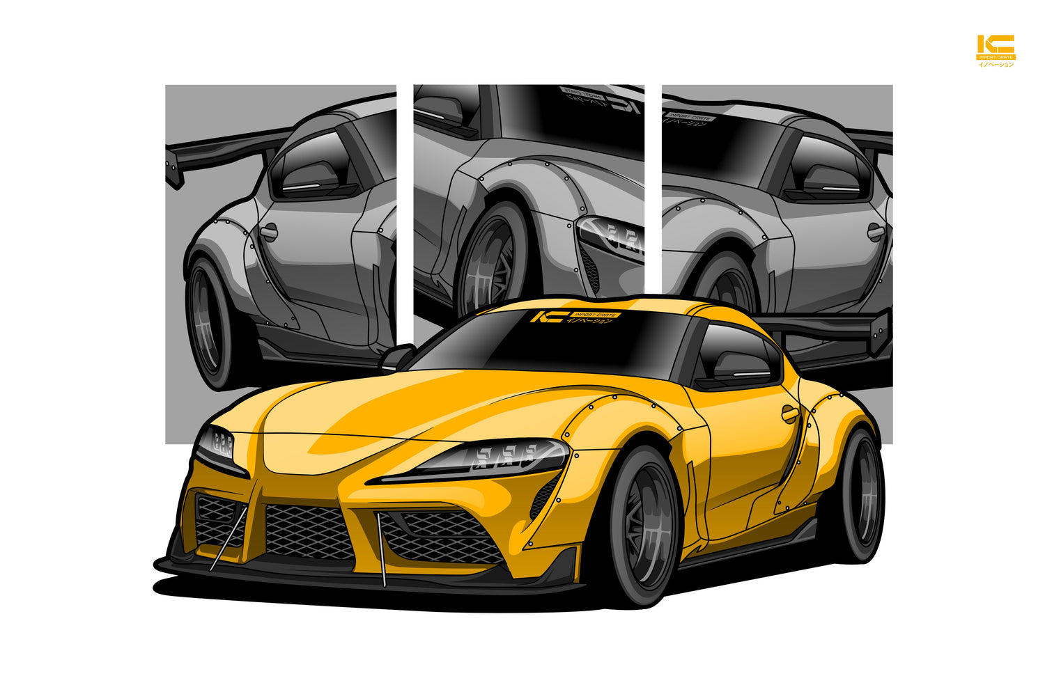 Toyota Supra Posters, Apparel & Car Culture Merch