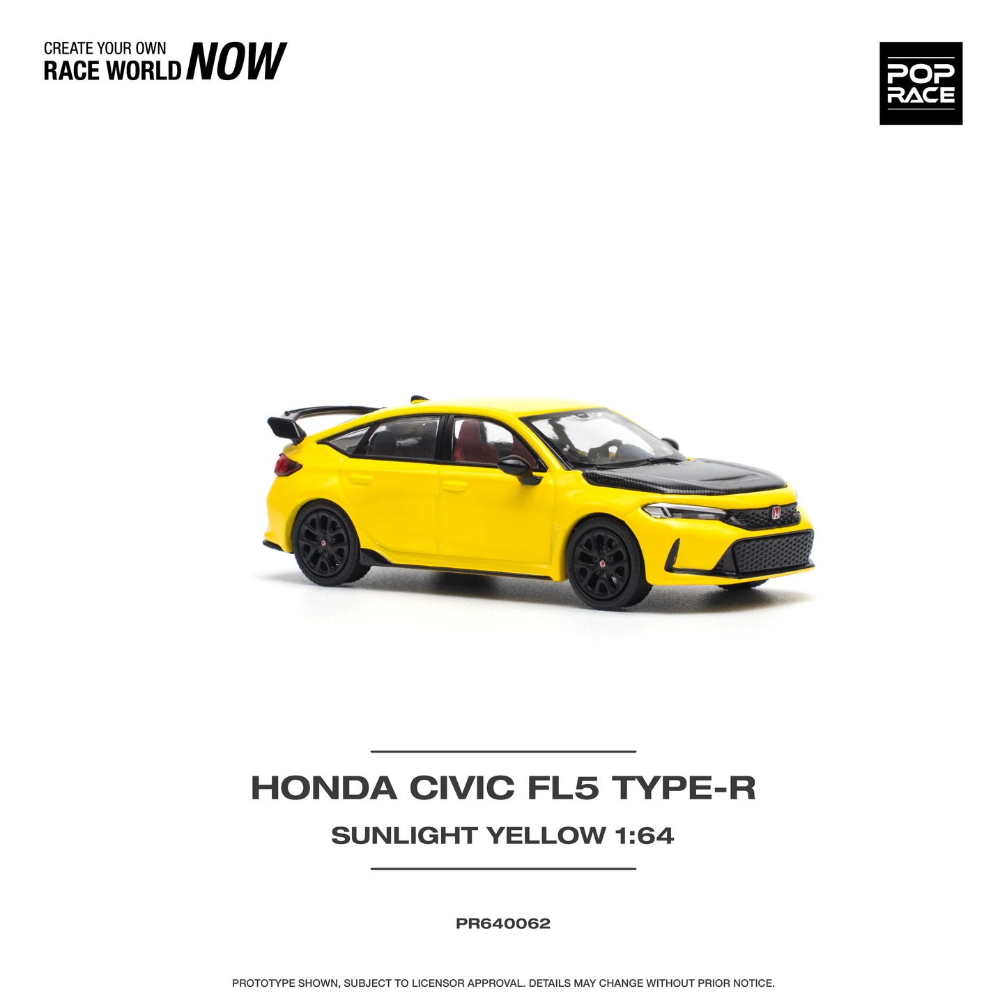 Honda Civic FL5 Type-R Sunlight Yellow Pop Race