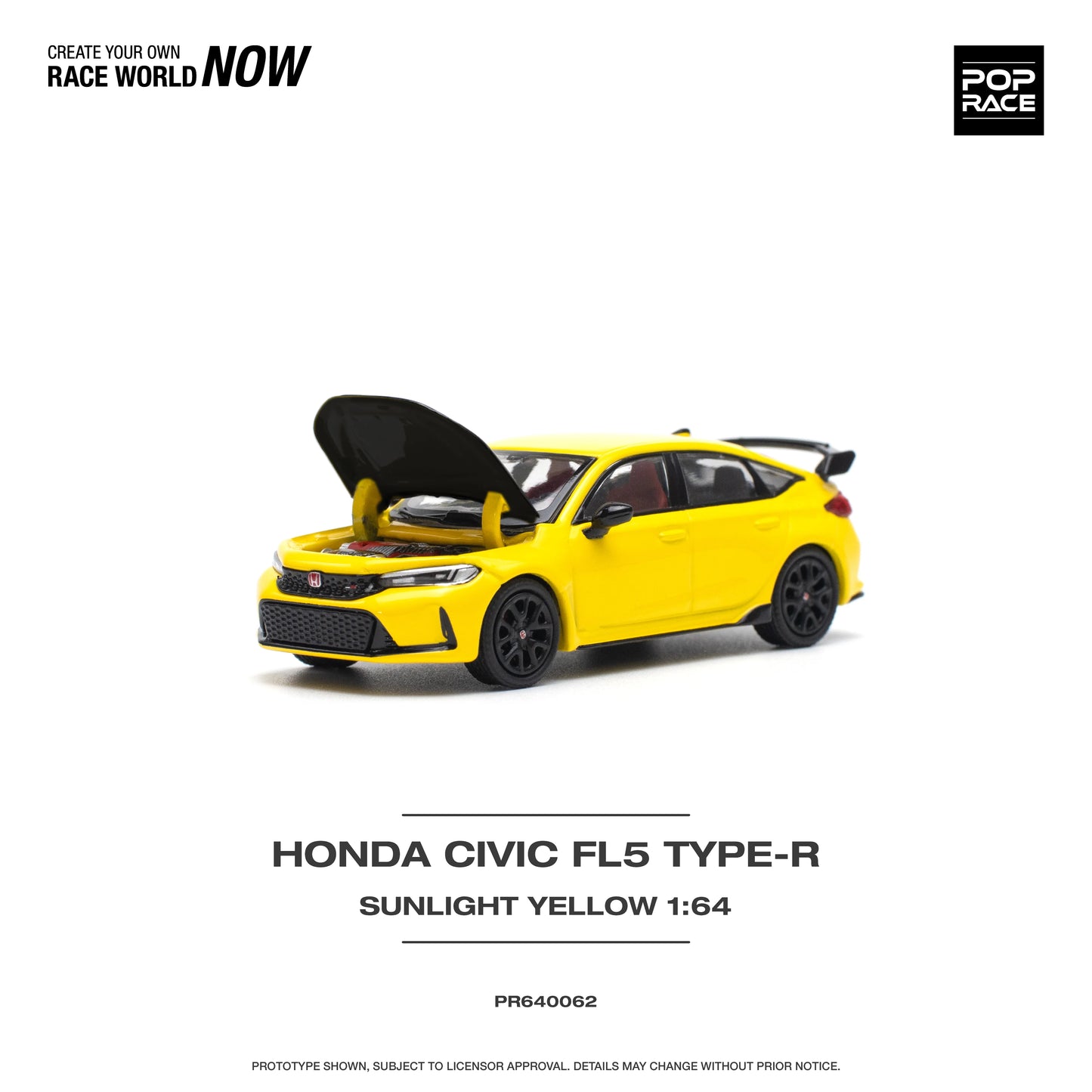 Honda Civic FL5 Type-R Sunlight Yellow Pop Race