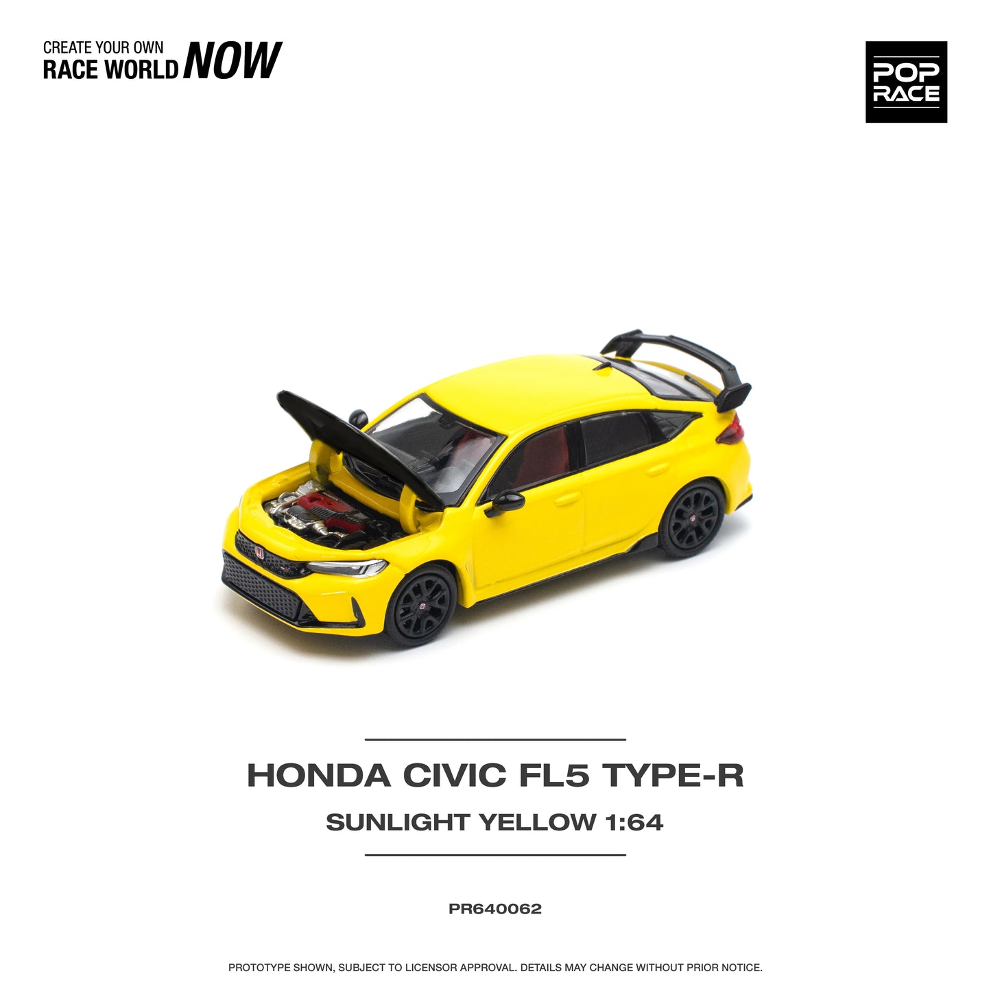 Honda Civic FL5 Type-R Sunlight Yellow Pop Race