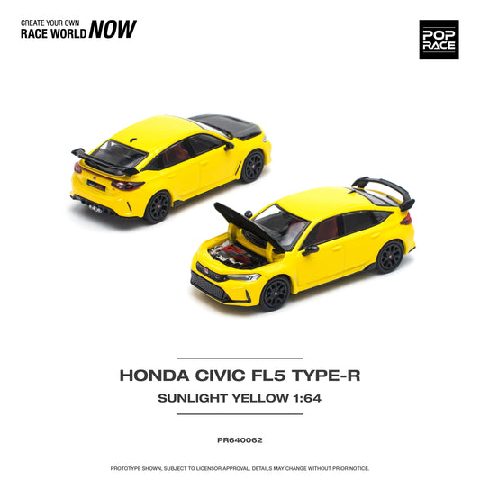 Honda Civic FL5 Type-R Sunlight Yellow Pop Race