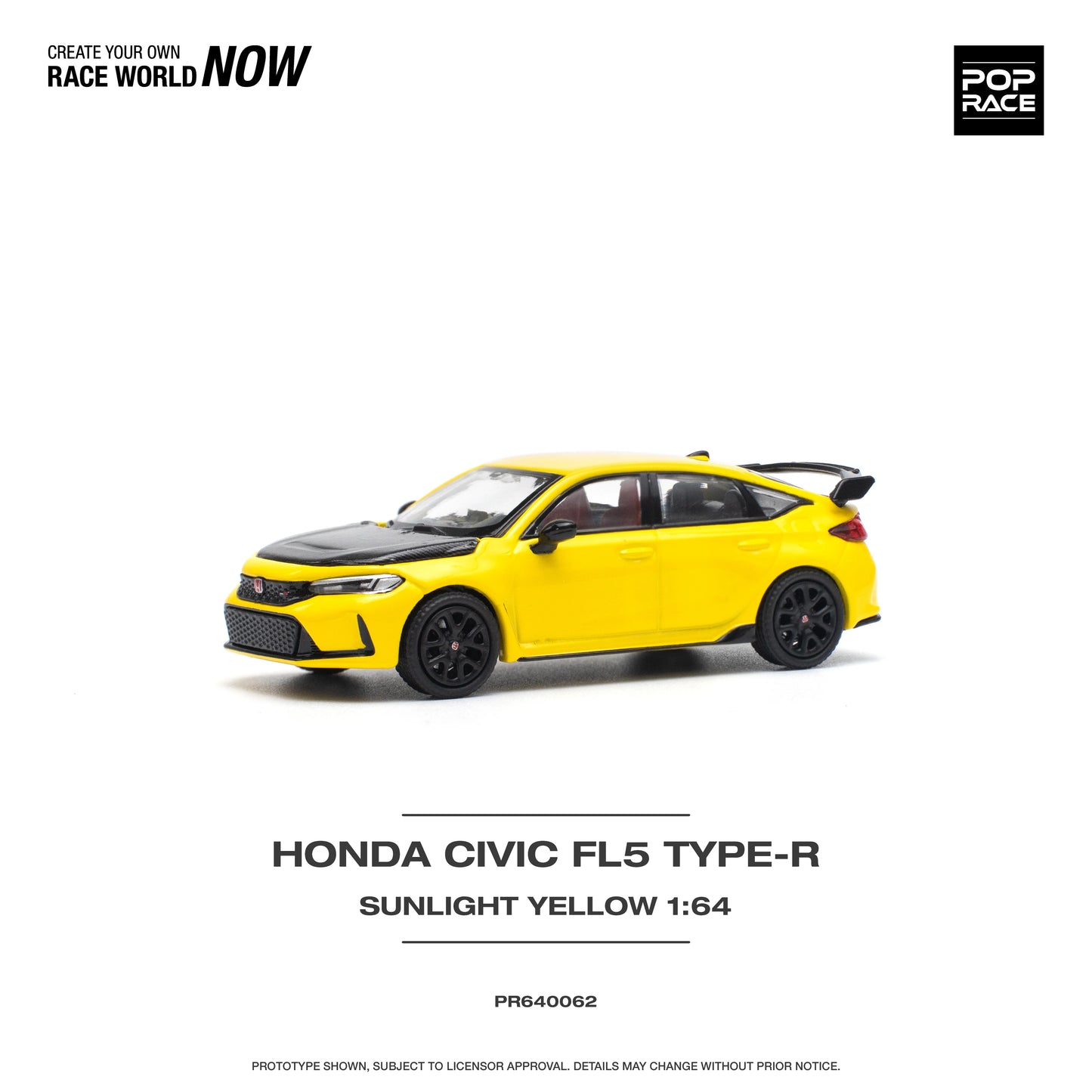 Honda Civic FL5 Type-R Sunlight Yellow Pop Race