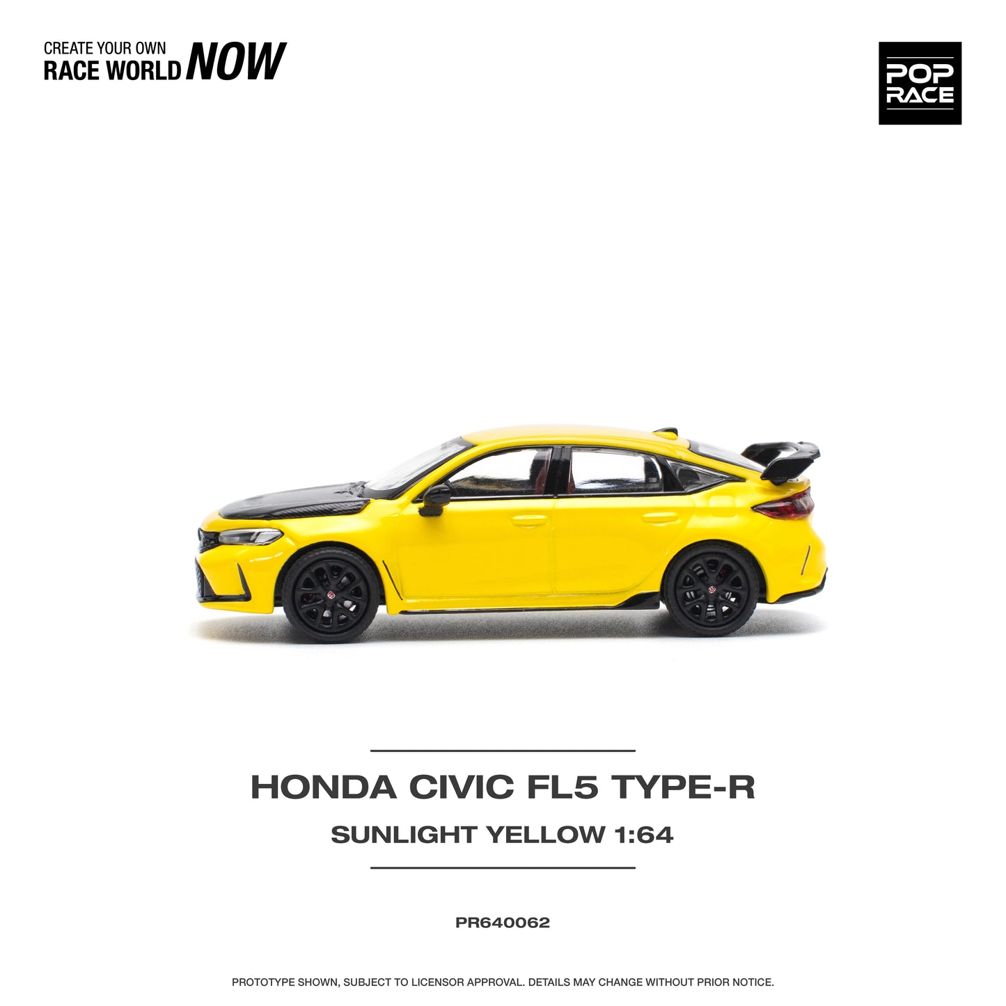 Honda Civic FL5 Type-R Sunlight Yellow Pop Race