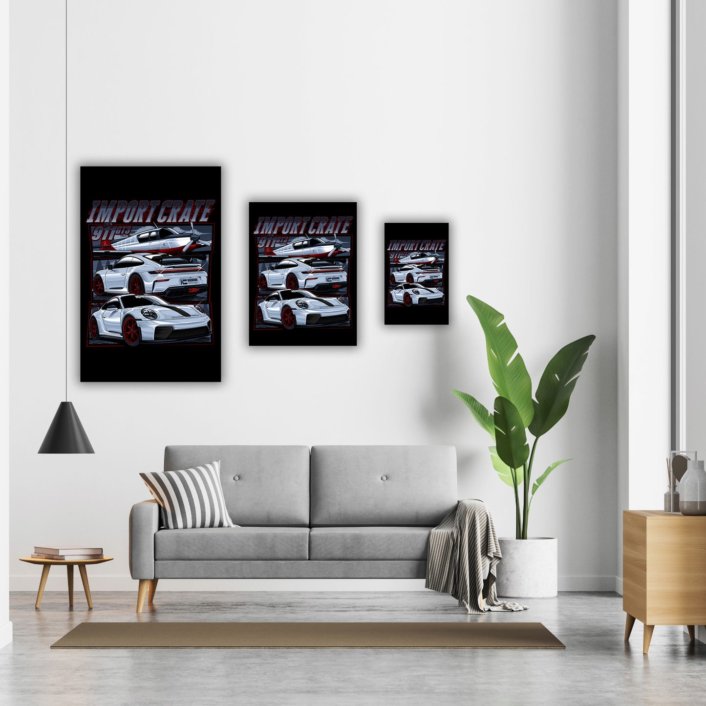 Porsche GT3 Poster - Deutsch Power | Ikigai Collective