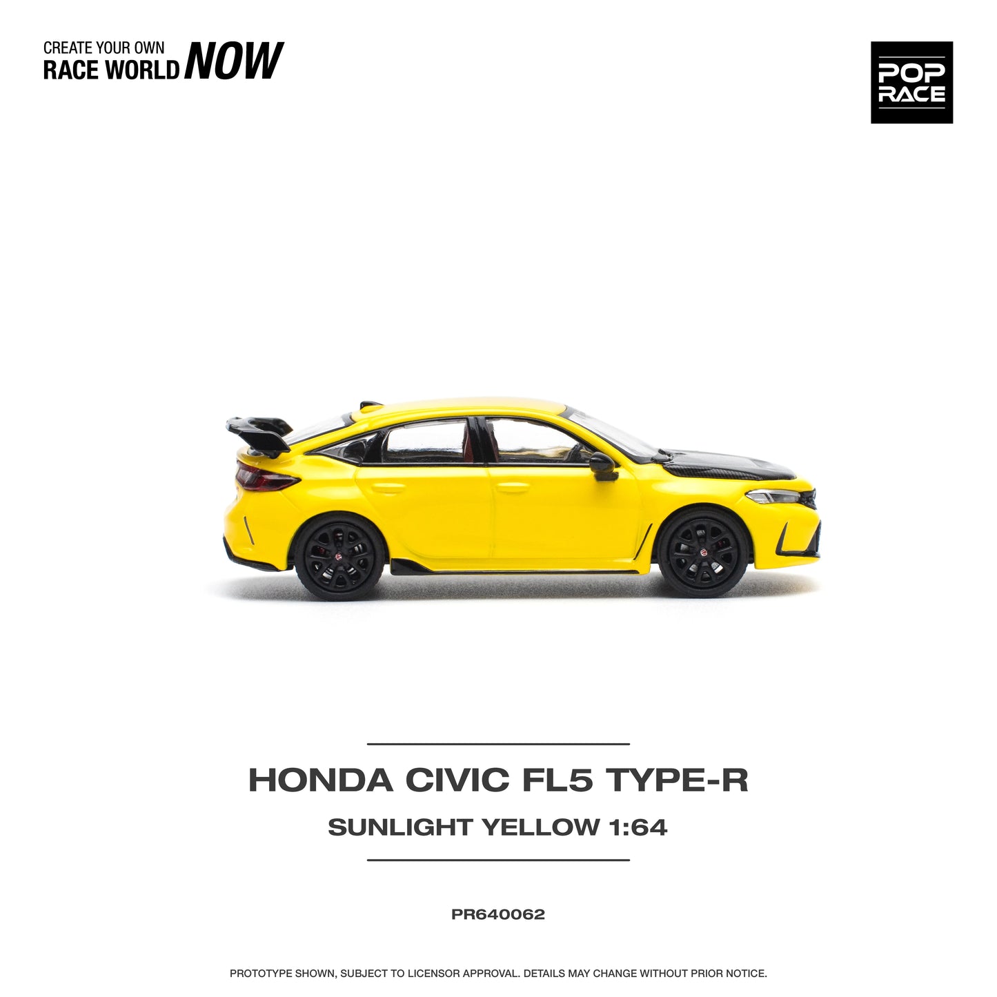 Honda Civic FL5 Type-R Sunlight Yellow Pop Race