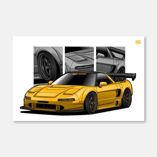 NSX Street Racer Art Print - Kansei Street