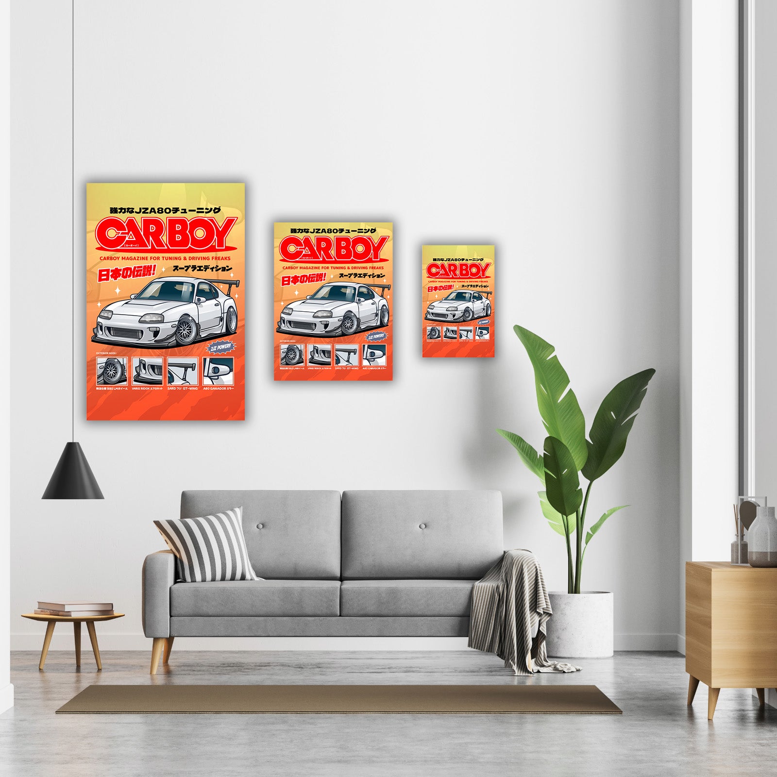 Toyota Supra MK5 Poster – Japanese Car Culture Wall Art – CarBoy