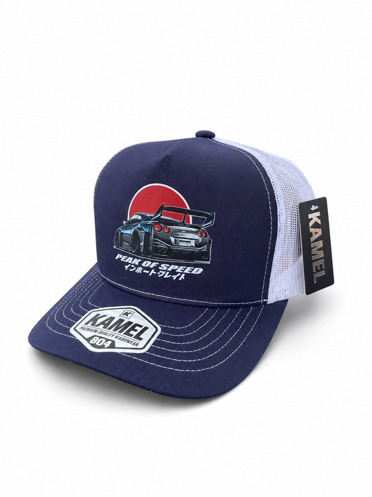 Nissan GTR R35 JDM Trucker Cap - Peak of Speed
