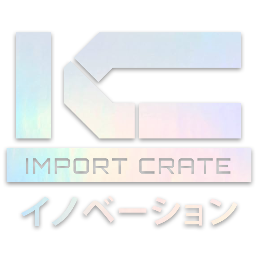 Import Crate Sponsored Car Decal - Holographic