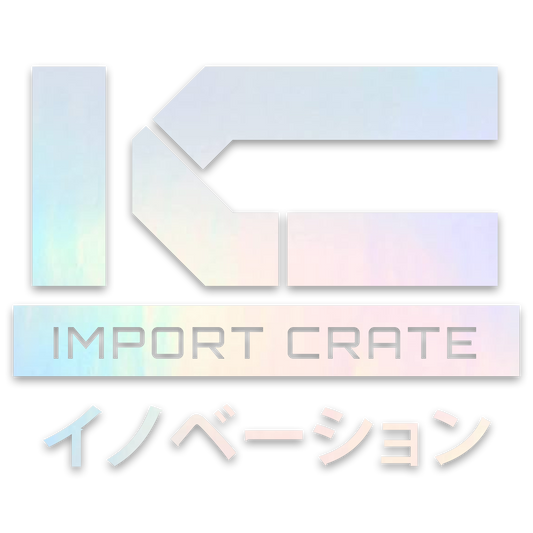 Import Crate Sponsored Car Decal - Holographic