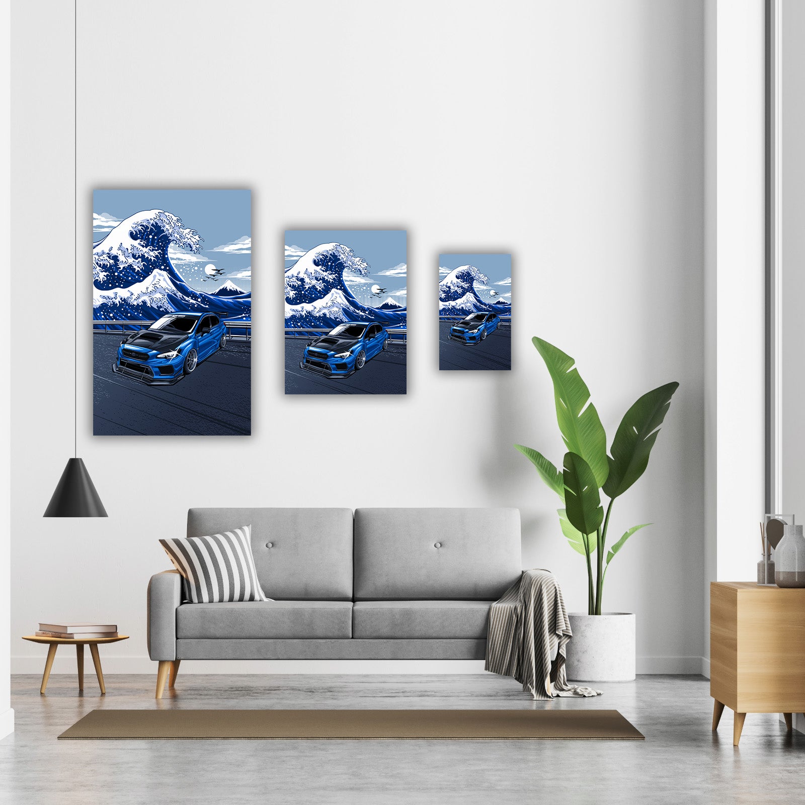 Subaru WRX JDM Car Poster - Kaishin Wave | Ikigai Collective