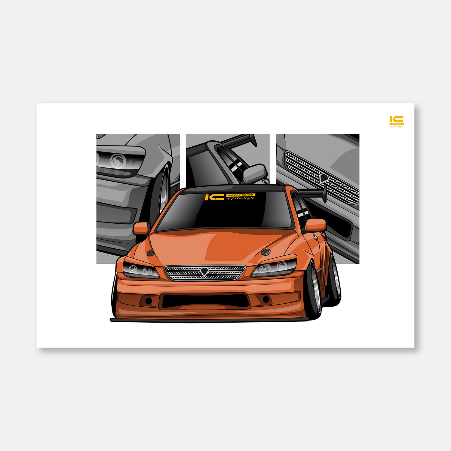 Lexus IS300 JDM Car Poster | Kansei Street