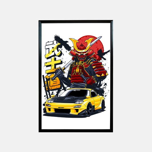 RX-7 Ronin 7 Art Print - Ikigai Collective