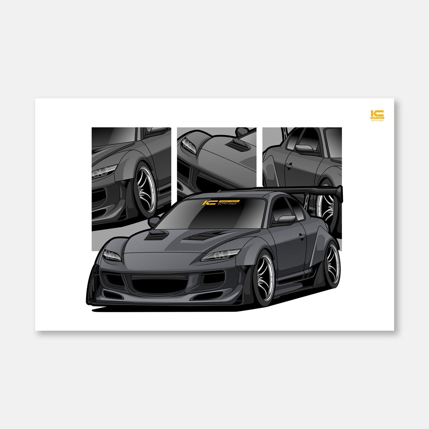 Mazda RX-8 SE3P JDM Car Poster | Kansei Street