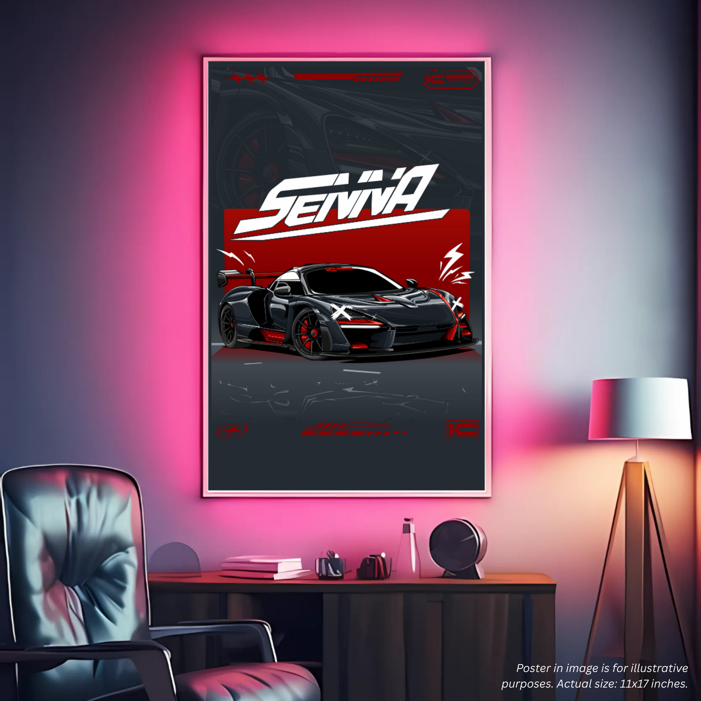 Senna Framed Art Poster - Ikigai Collective