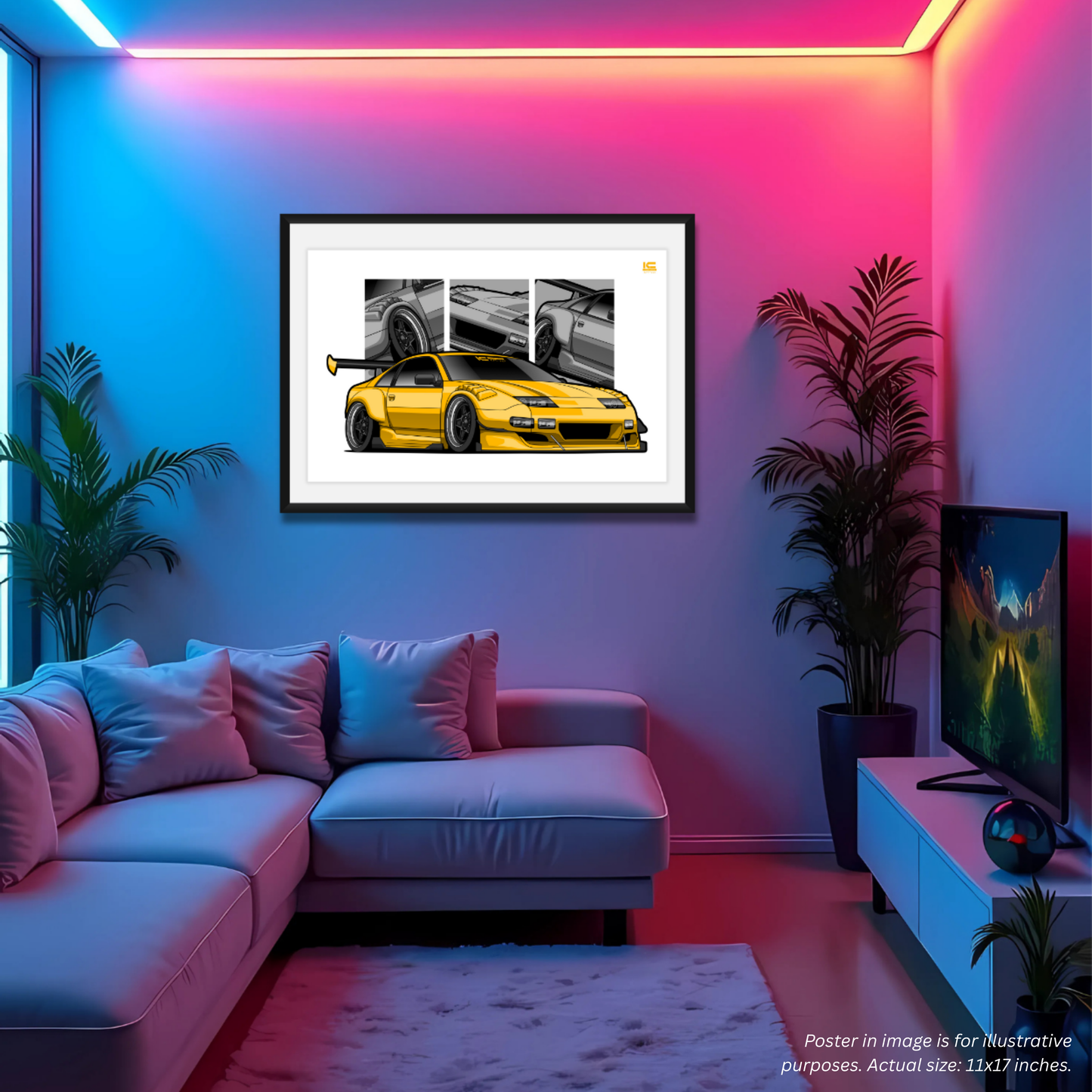 300zx Street Racer Poster - Kansei Street