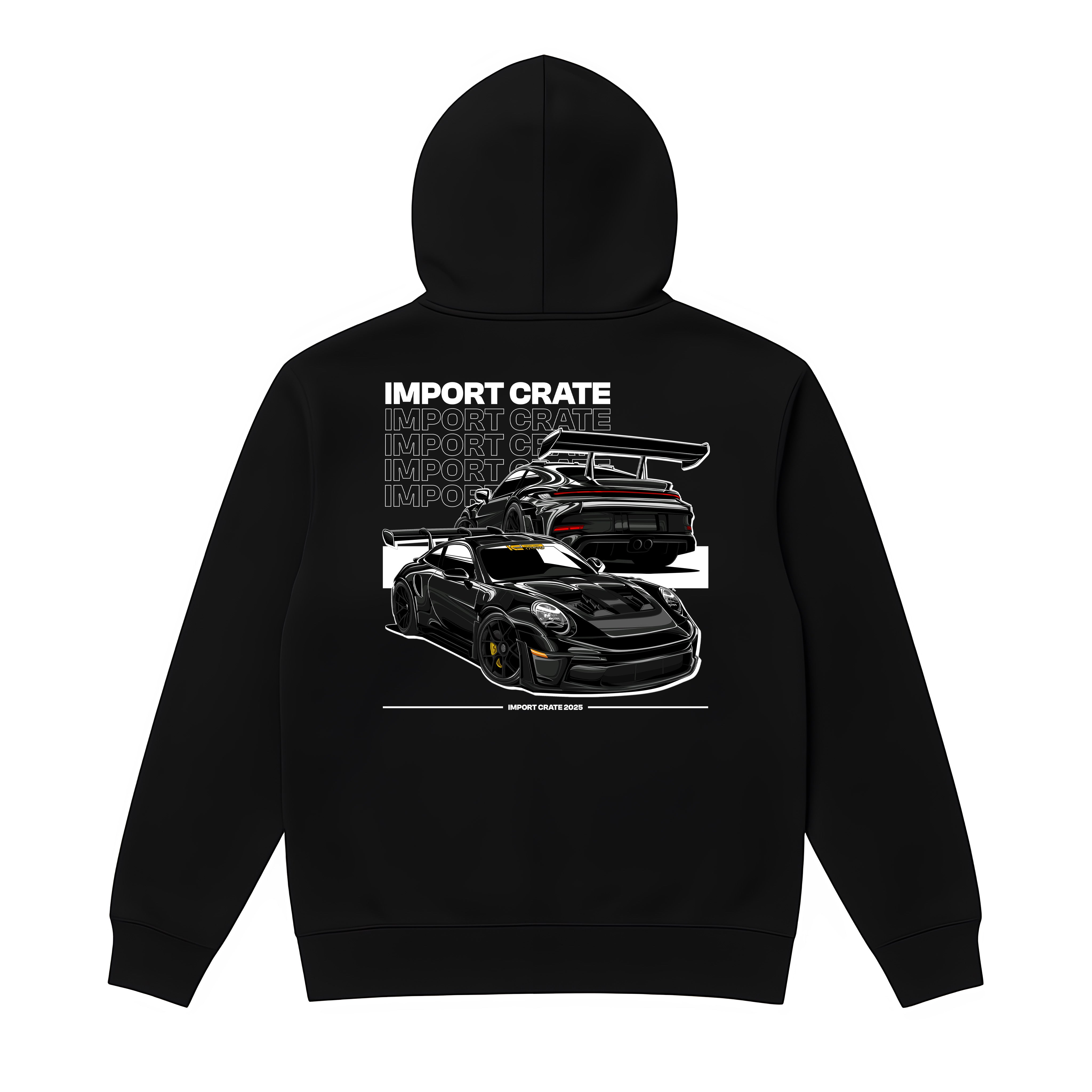 Porsche 9911 GT3 RS JDM Hoodie | Car Culture Apparel – Import Crate